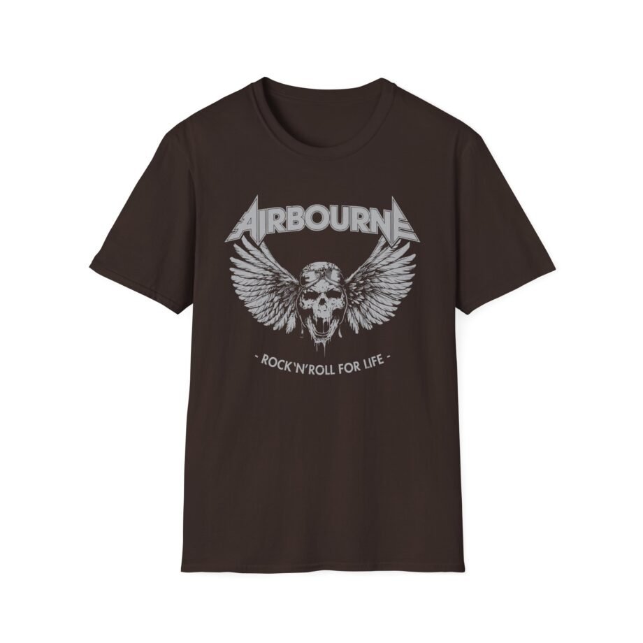 Airbourne Rock N Roll for Life Unisex Softstyle T-shirt