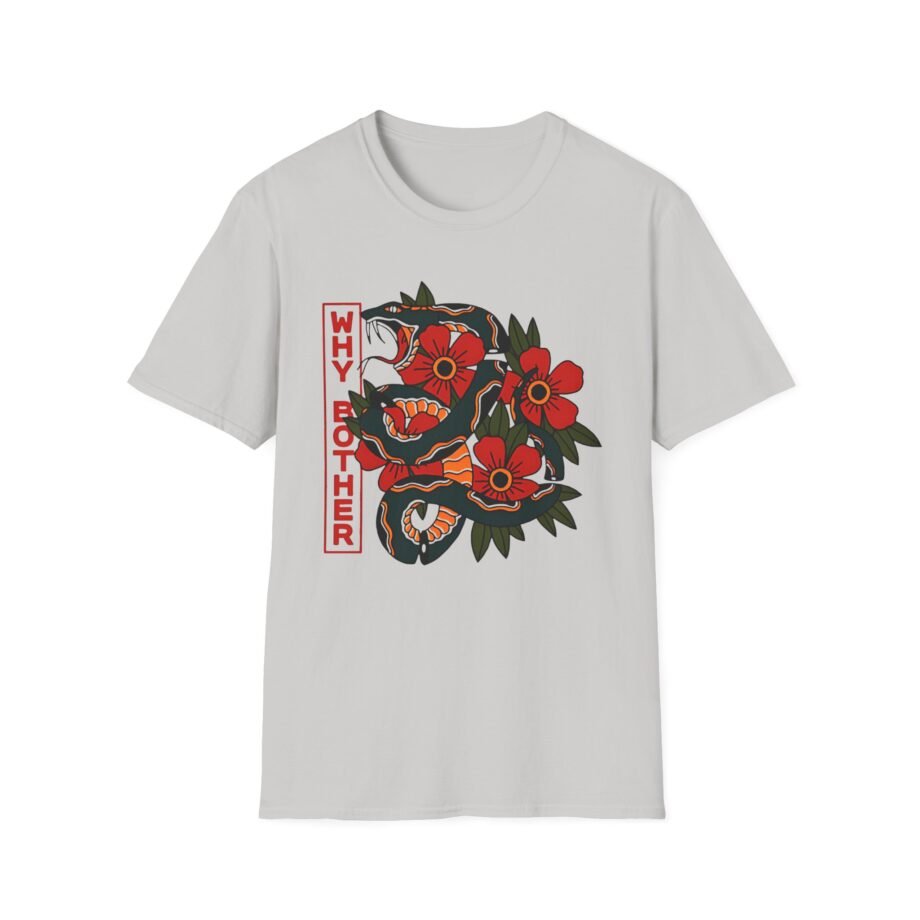 Why Bother? "Snake" Unisex Softstyle T-shirt