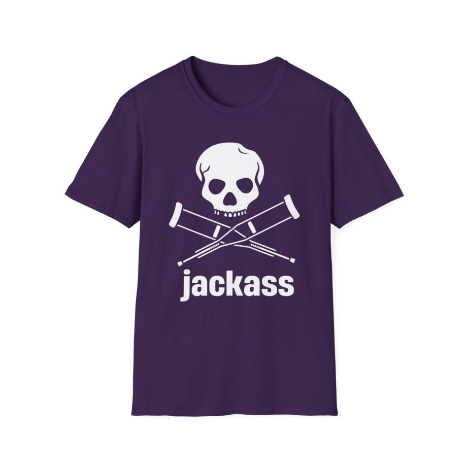 Jackass Sailor Skull & Crossbones Unisex Softstyle T-shirt