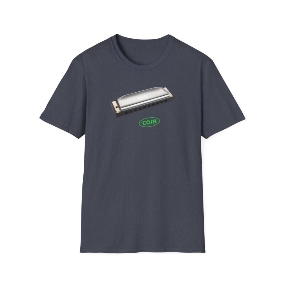 Coin Harmonica Unisex Softstyle T-shirt