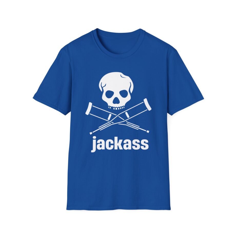 Jackass Sailor Skull & Crossbones Unisex Softstyle T-shirt