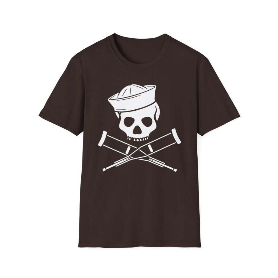 Jackass Sailor Skull & Crossbones Unisex Softstyle T-shirt