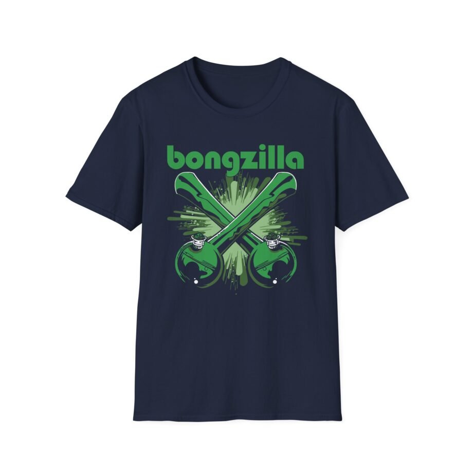 Bongzilla Crossed Bongs Unisex Softstyle T-shirt