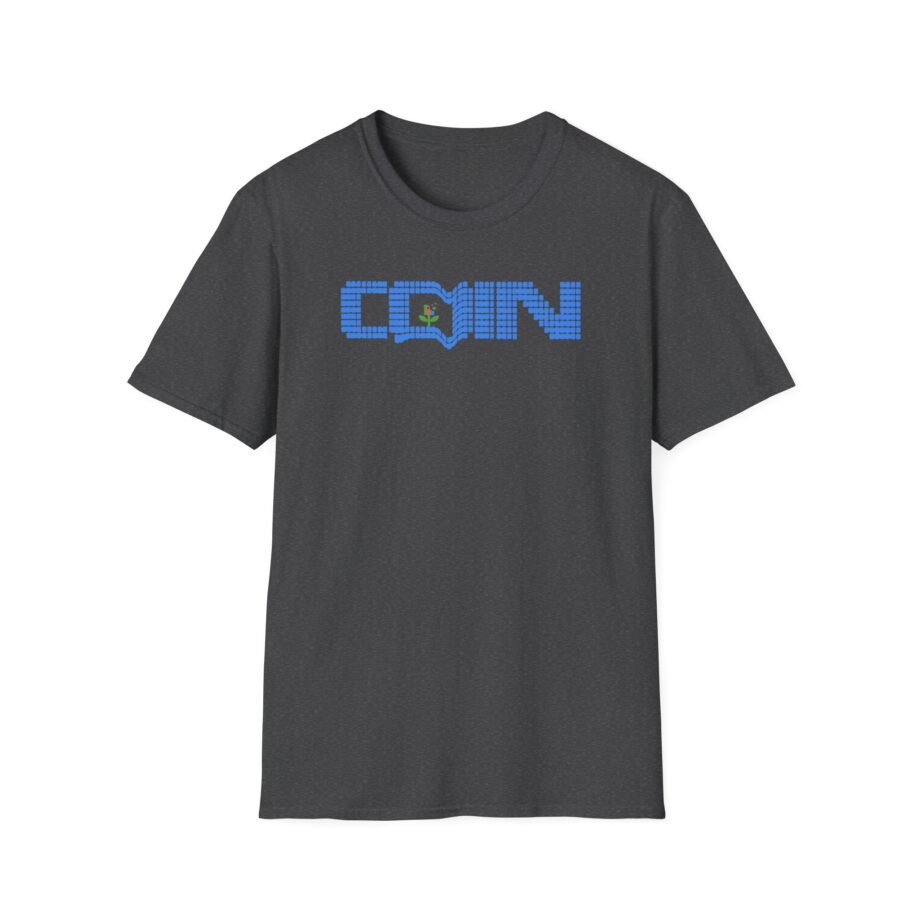 Coin LCD Flower Unisex Softstyle T-shirt