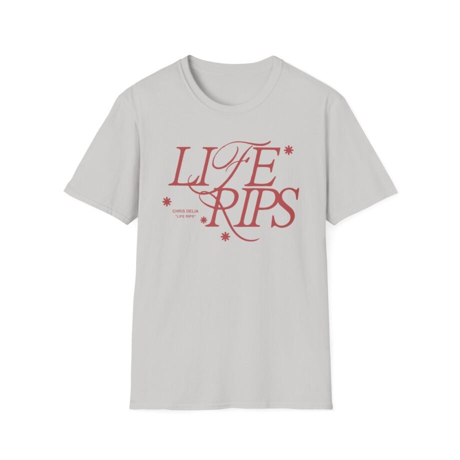 Chris D Elia Life Rips Happy Unisex Softstyle T-shirt