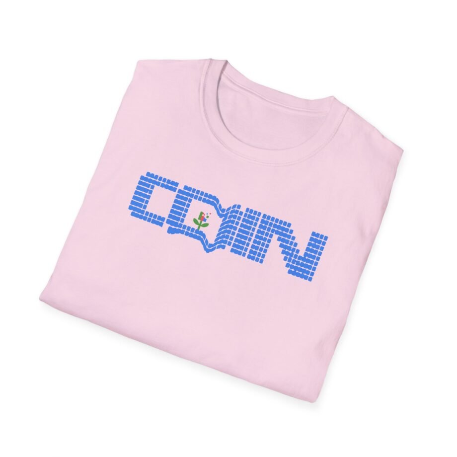 Coin LCD Flower Unisex Softstyle T-shirt