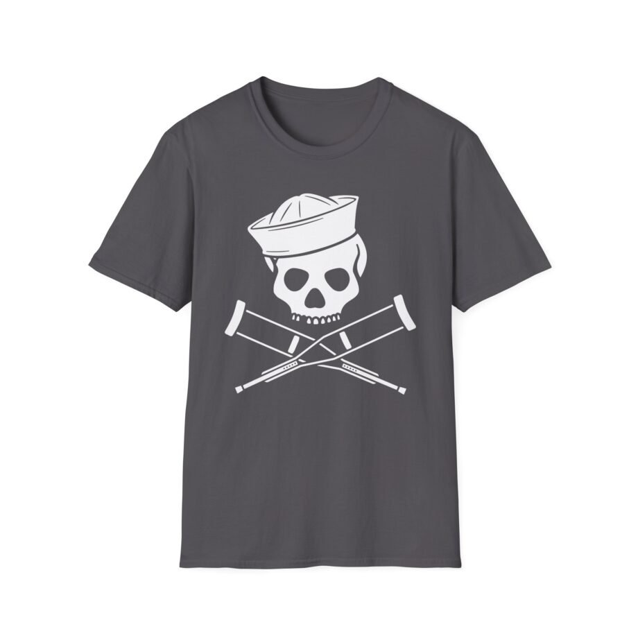 Jackass Sailor Skull & Crossbones Unisex Softstyle T-shirt