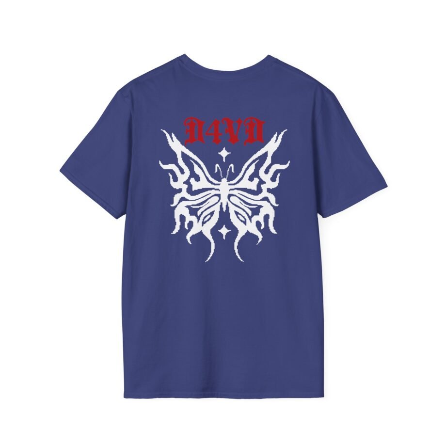 D4vd Butterfly Glitch Unisex Softstyle T-shirt