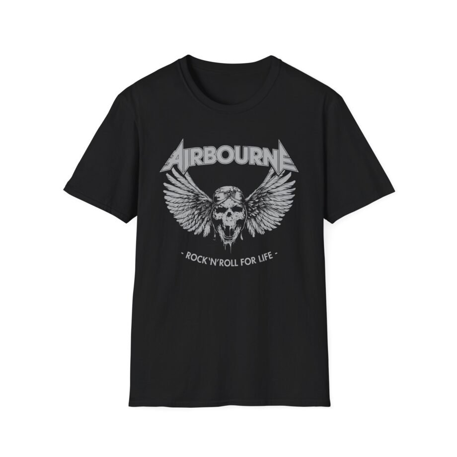 Airbourne Rock N Roll for Life Unisex Softstyle T-shirt