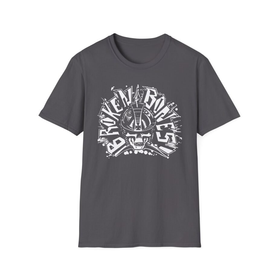 Broken Bones Skull Unisex Softstyle T-shirt