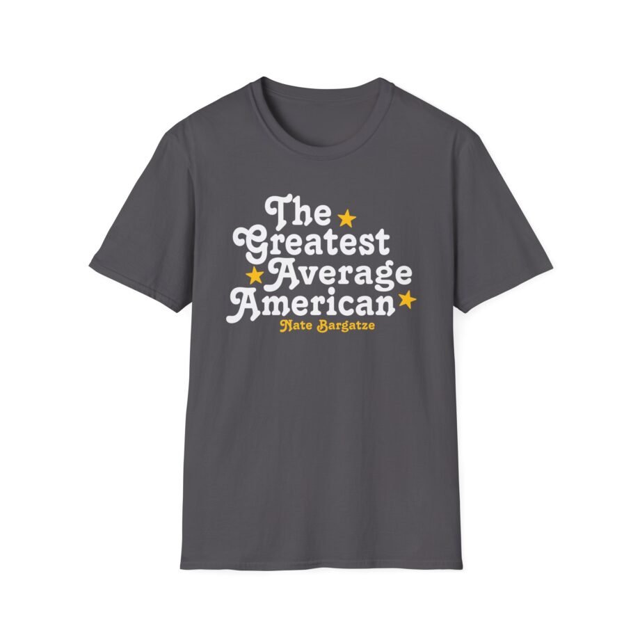The Greatest Average American Nate Bargatze Unisex Softstyle T-shirt