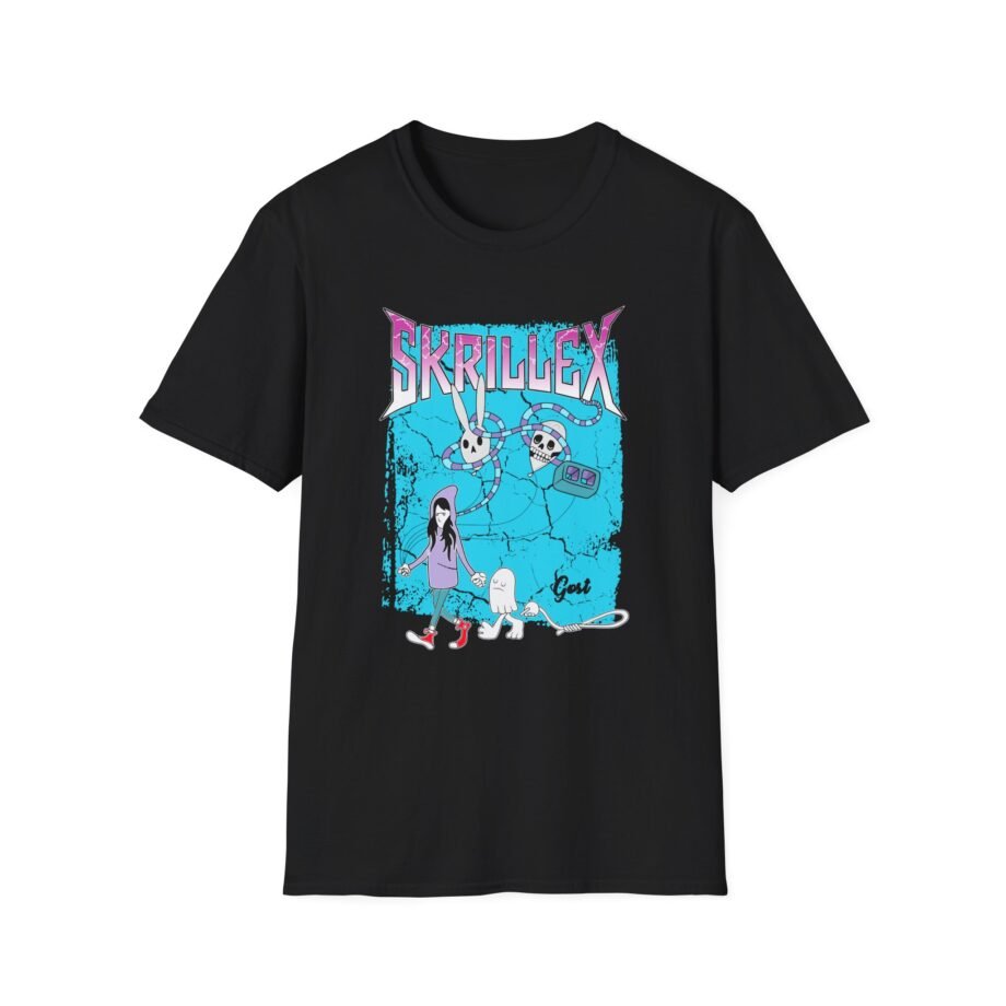 Skrillex Gost Album Cover Unisex Softstyle T-shirt