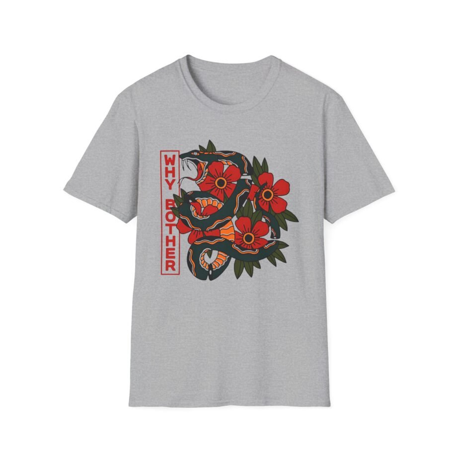 Why Bother? "Snake" Unisex Softstyle T-shirt