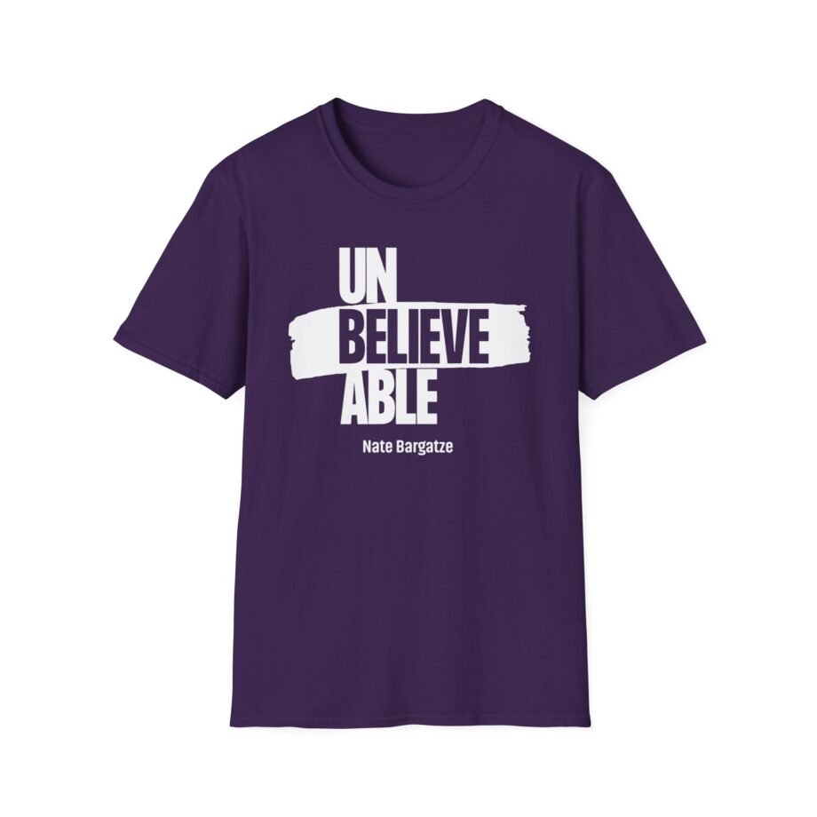 Nate Bargatze Unbelievable Unisex Softstyle T-shirt