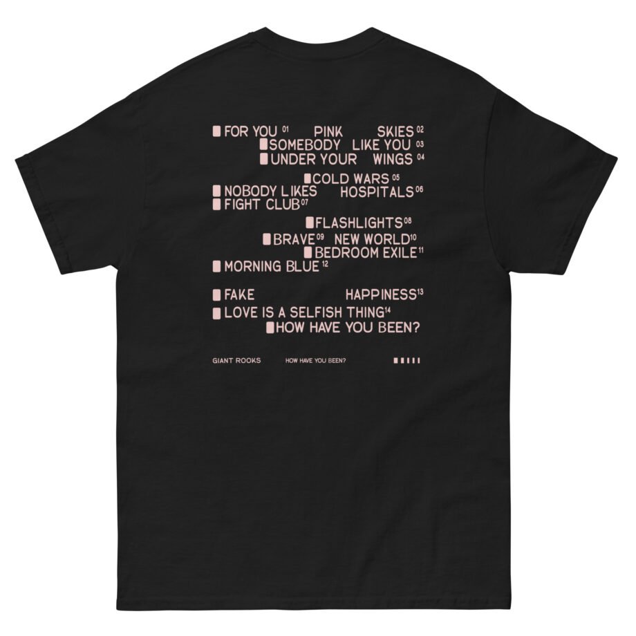 Giant Rooks Tracklisting Unisex classic tee