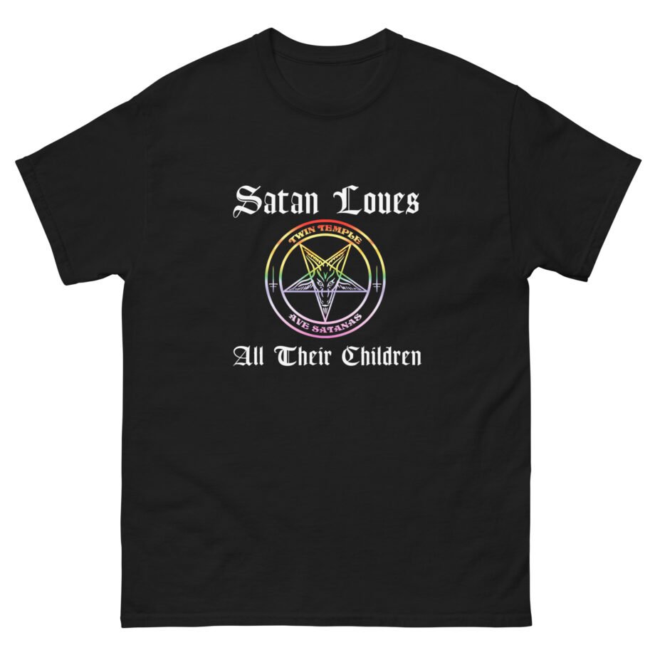 Twin Temple Satan Loves All Their Children Unisex classic tee