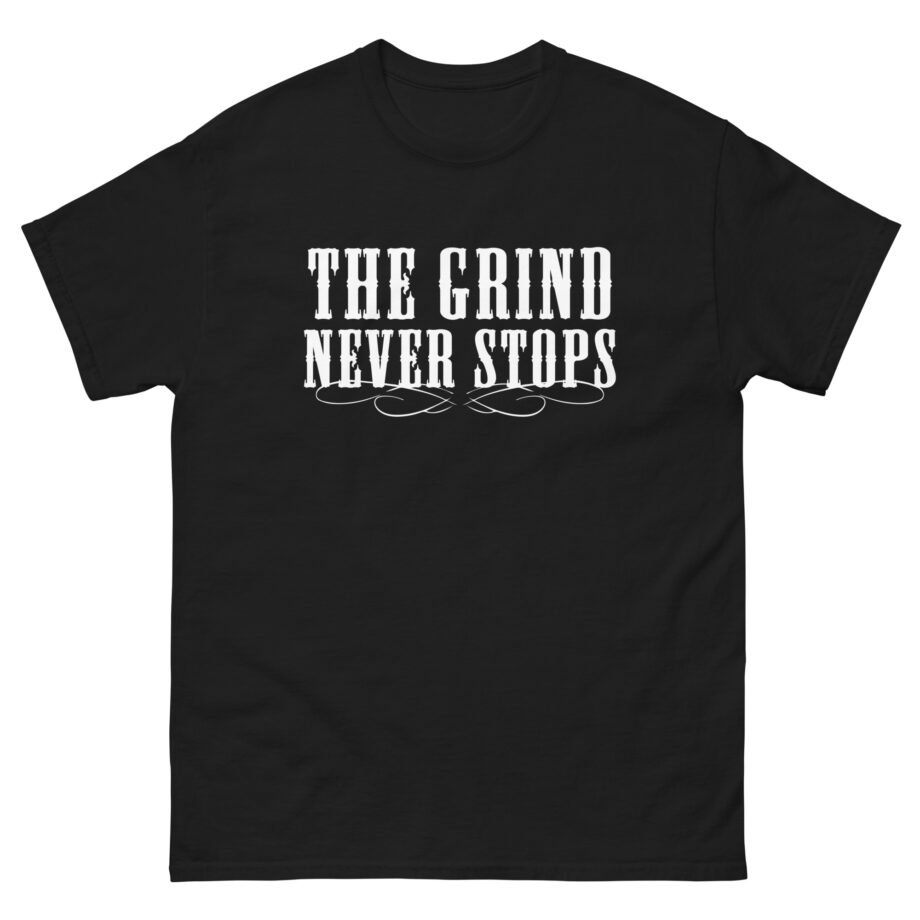 Young Smokes the Grind Never Stops Unisex classic tee