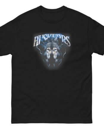 HusKerrs Lightning Wolf Unisex classic tee
