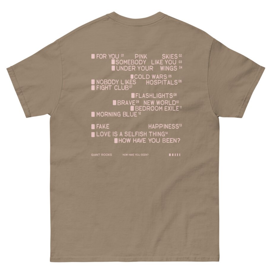 Giant Rooks Tracklisting Unisex classic tee