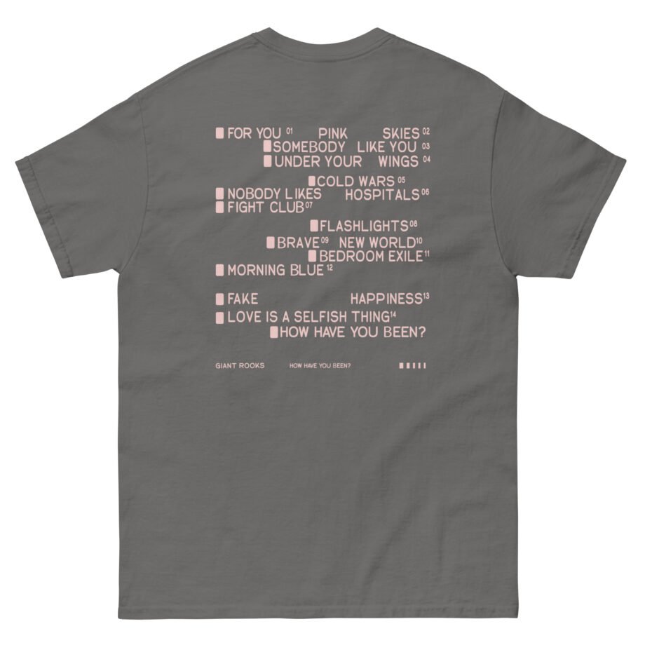 Giant Rooks Tracklisting Unisex classic tee