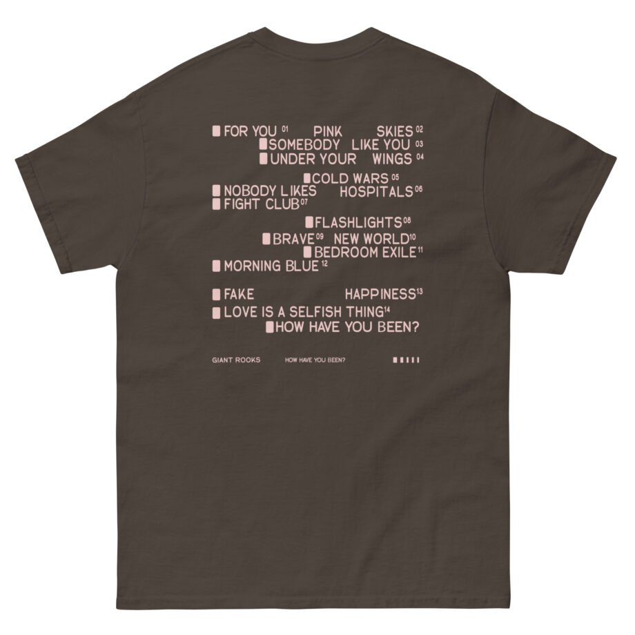 Giant Rooks Tracklisting Unisex classic tee
