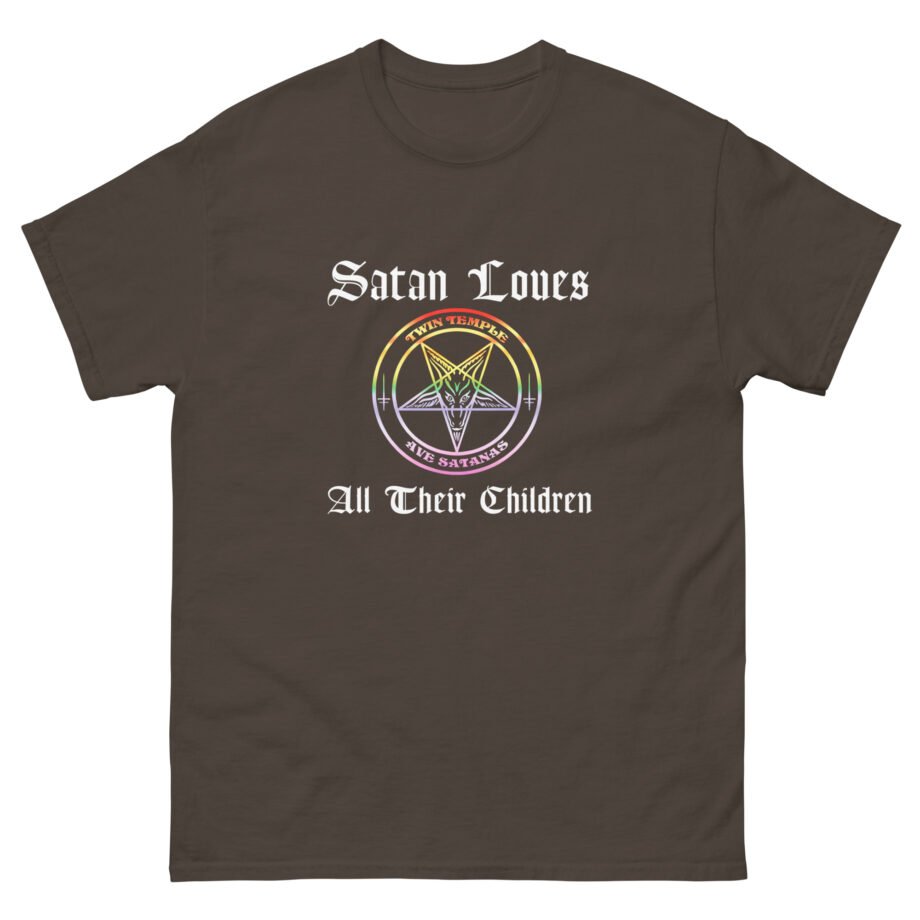 Twin Temple Satan Loves All Their Children Unisex classic tee
