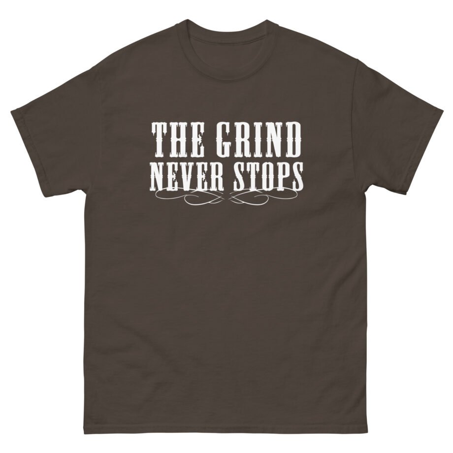 Young Smokes the Grind Never Stops Unisex classic tee