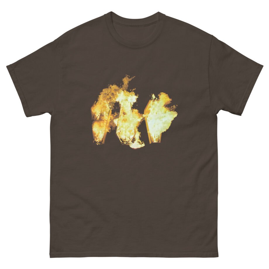 Show Me the Body Flaming Coffins Unisex classic tee