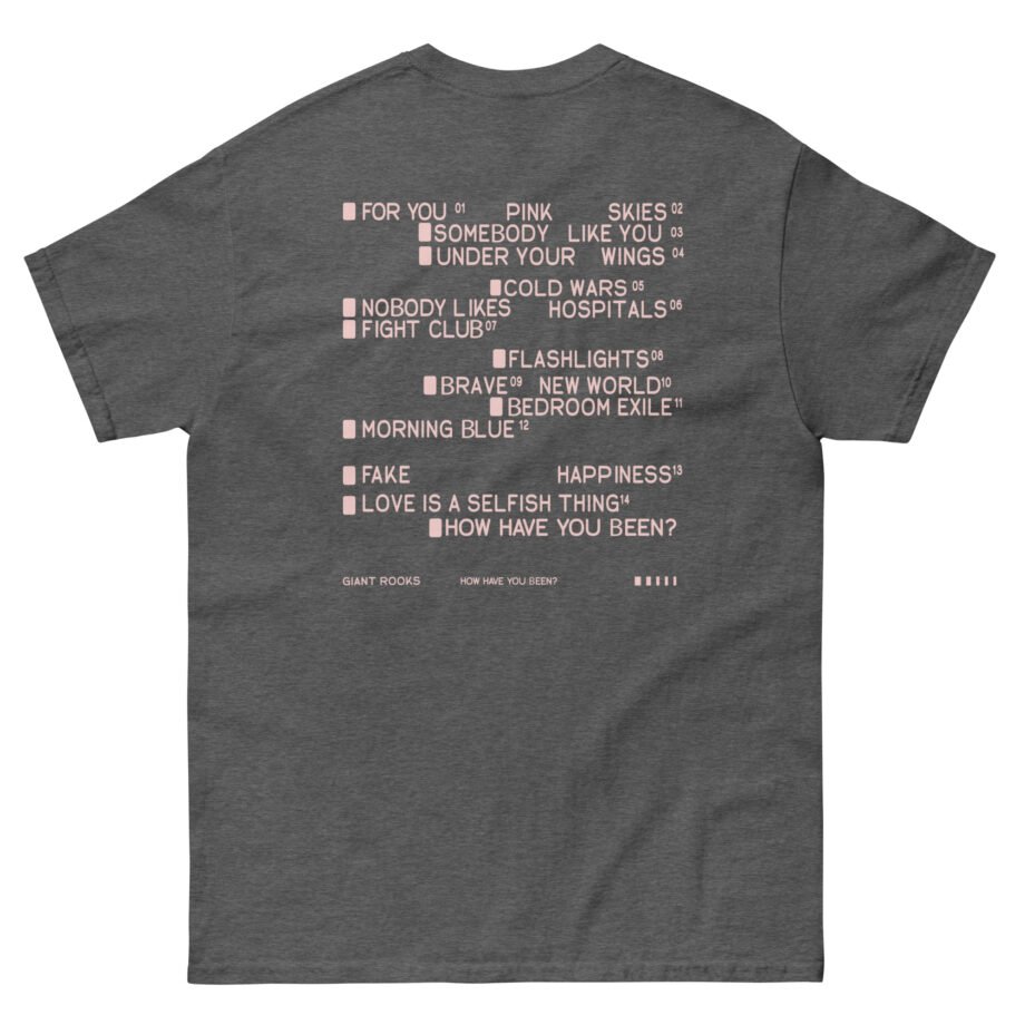 Giant Rooks Tracklisting Unisex classic tee
