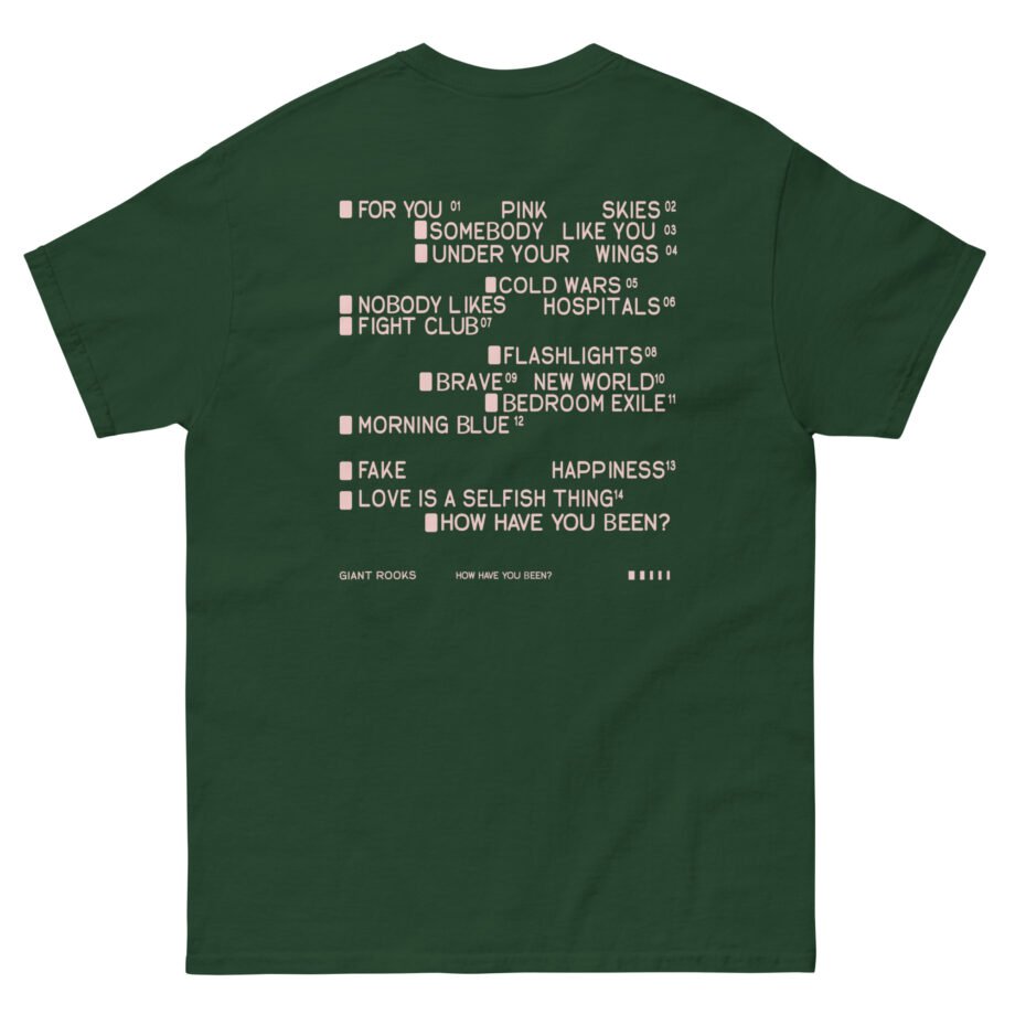 Giant Rooks Tracklisting Unisex classic tee