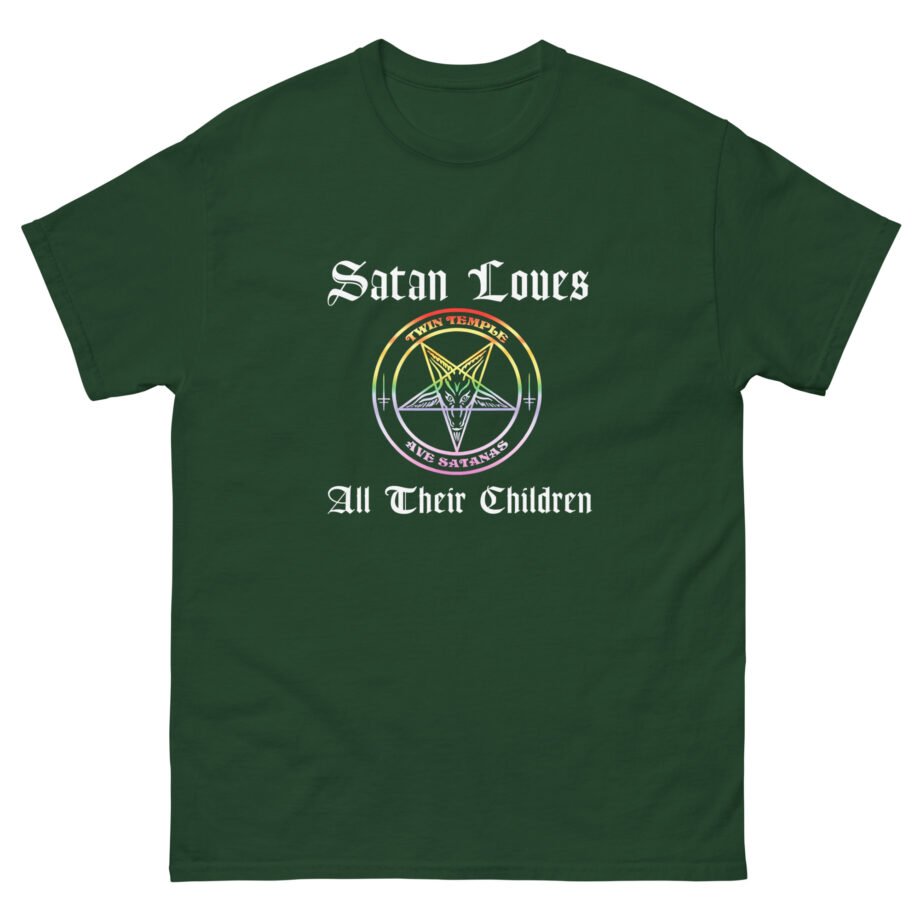 Twin Temple Satan Loves All Their Children Unisex classic tee