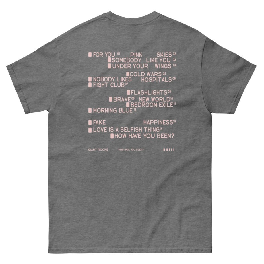 Giant Rooks Tracklisting Unisex classic tee