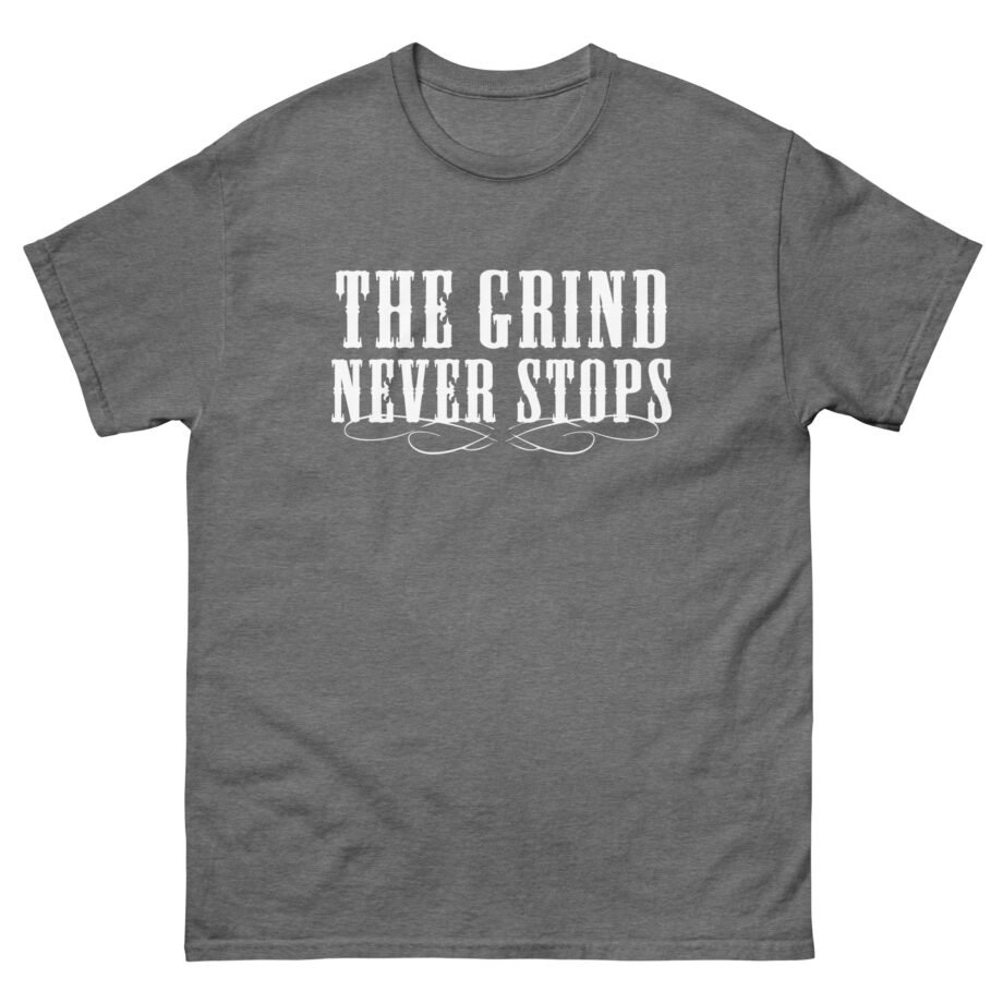 Young Smokes the Grind Never Stops Unisex classic tee