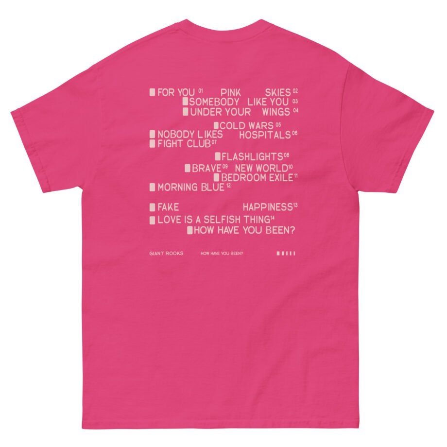 Giant Rooks Tracklisting Unisex classic tee