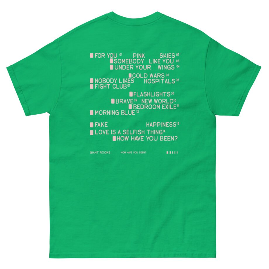 Giant Rooks Tracklisting Unisex classic tee