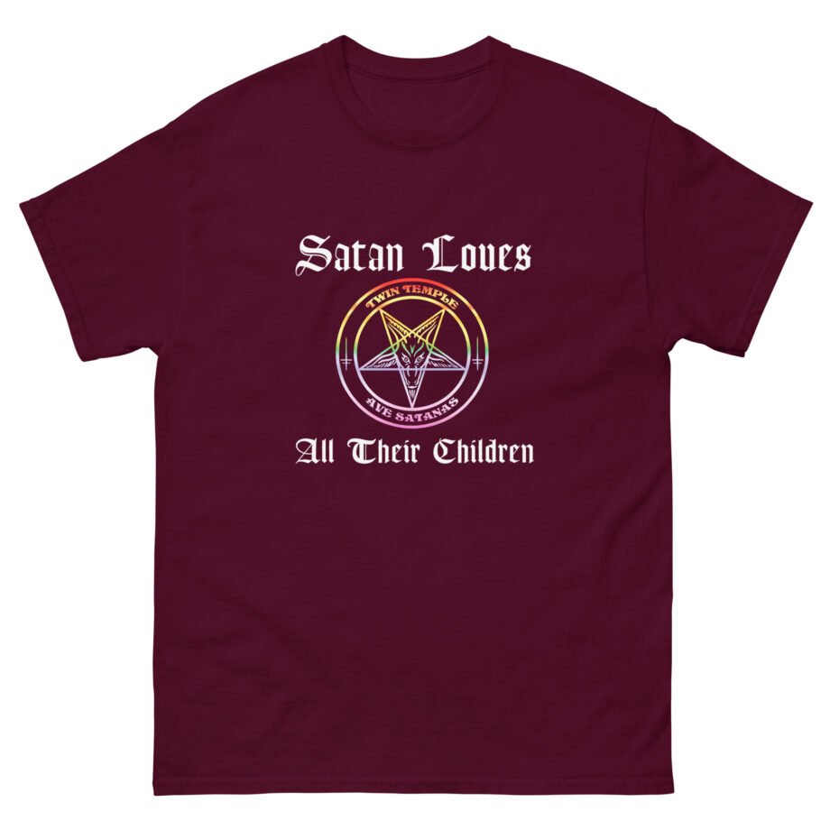 Twin Temple Satan Loves All Their Children Unisex classic tee