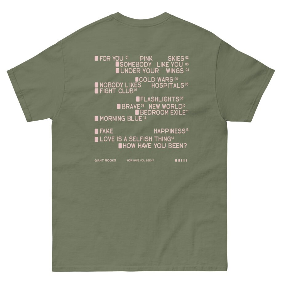 Giant Rooks Tracklisting Unisex classic tee