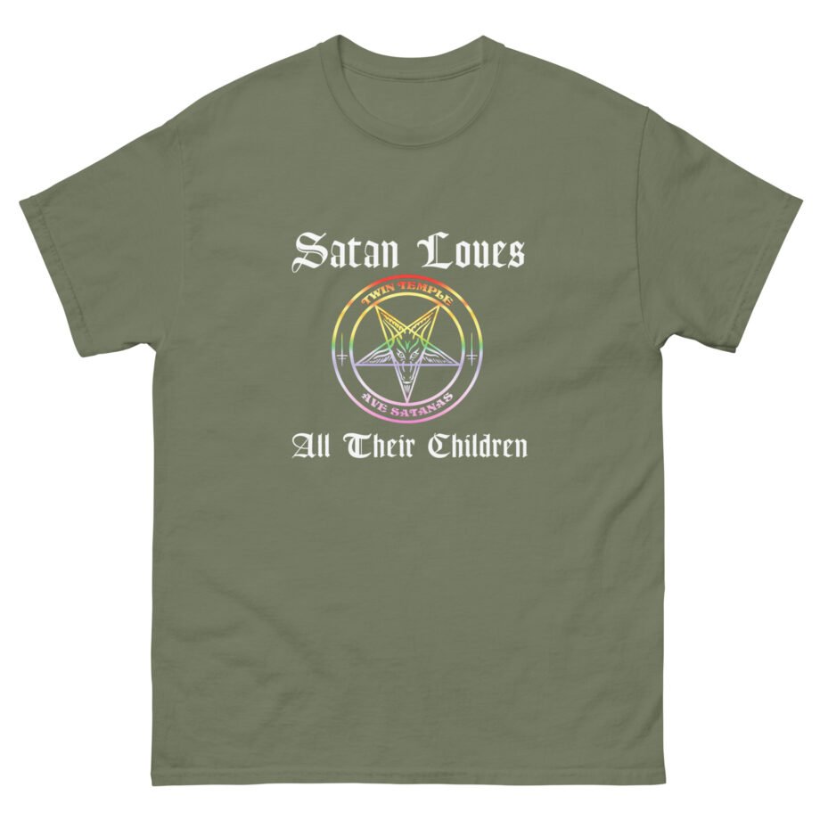 Twin Temple Satan Loves All Their Children Unisex classic tee