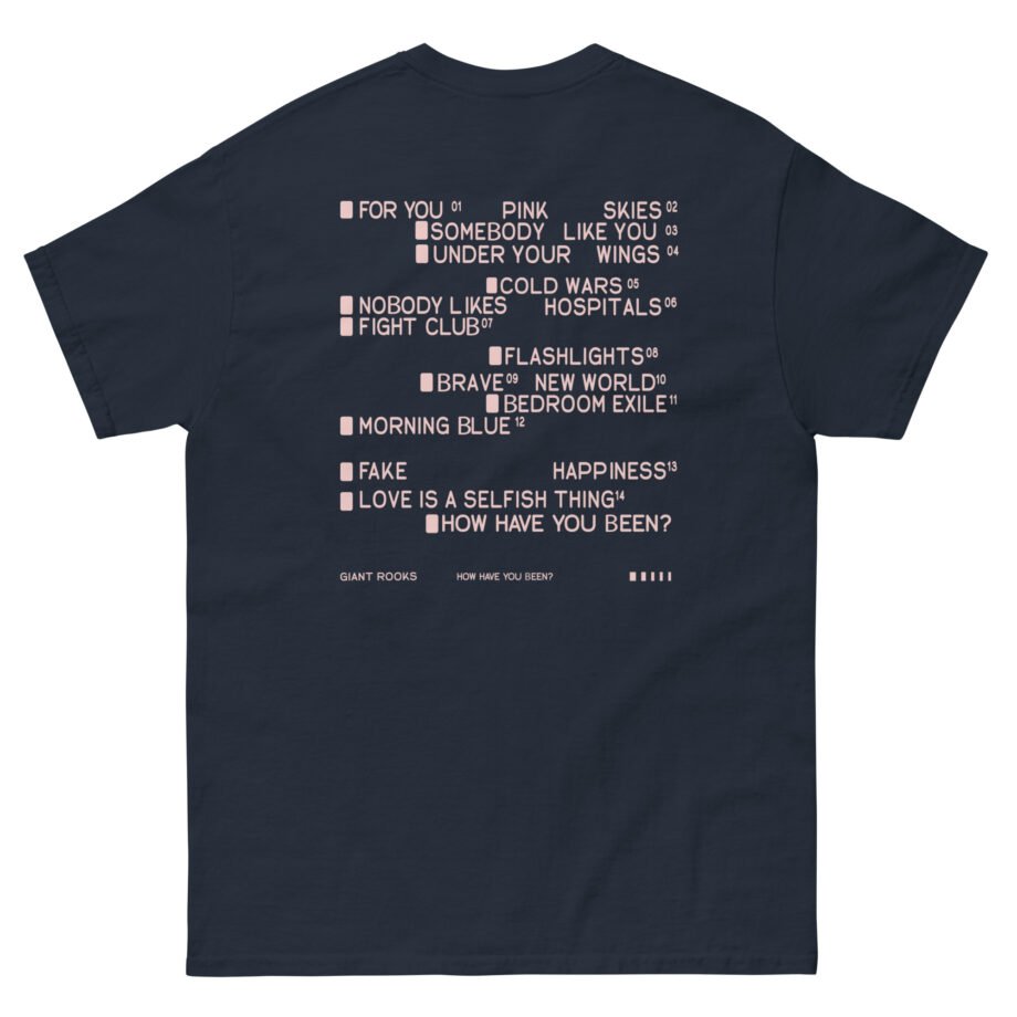 Giant Rooks Tracklisting Unisex classic tee