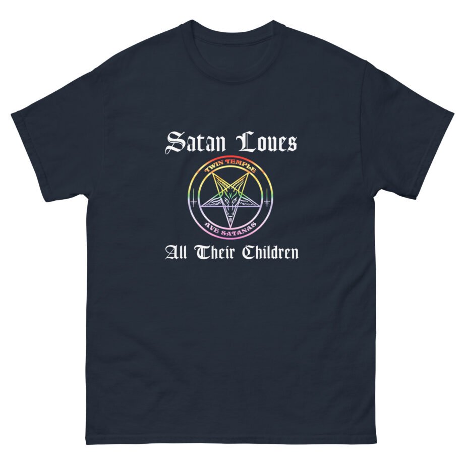 Twin Temple Satan Loves All Their Children Unisex classic tee