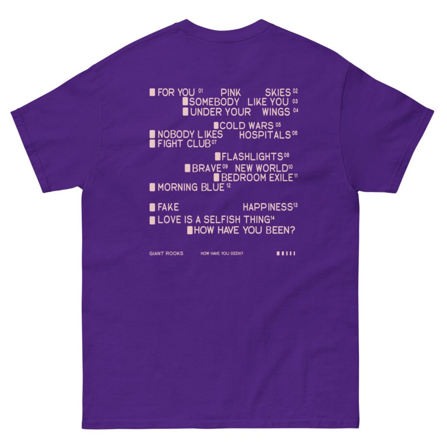 Giant Rooks Tracklisting Unisex classic tee