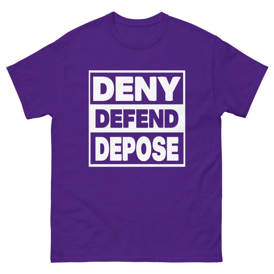 Deny Defend Depose Unisex classic tee