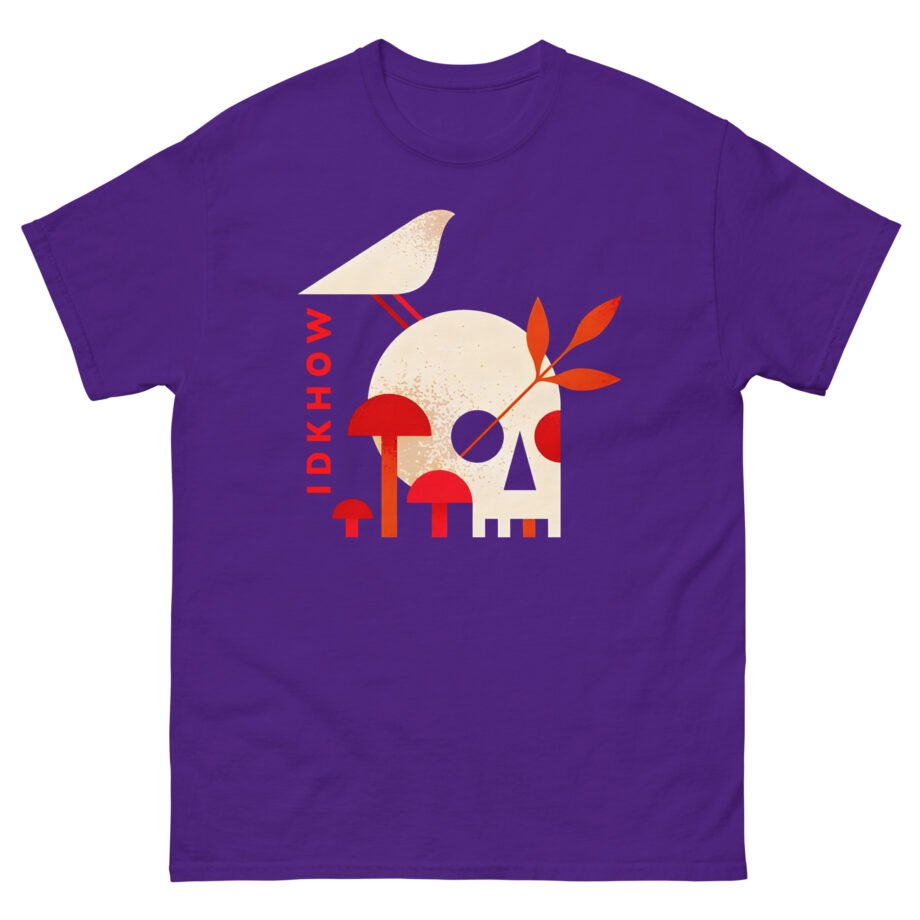 iDKHOW Skull Mushroom Unisex classic tee