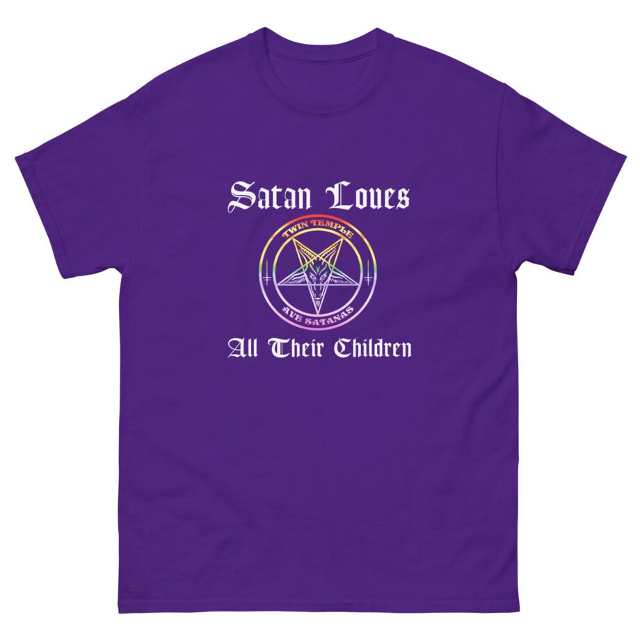 Twin Temple Satan Loves All Their Children Unisex classic tee
