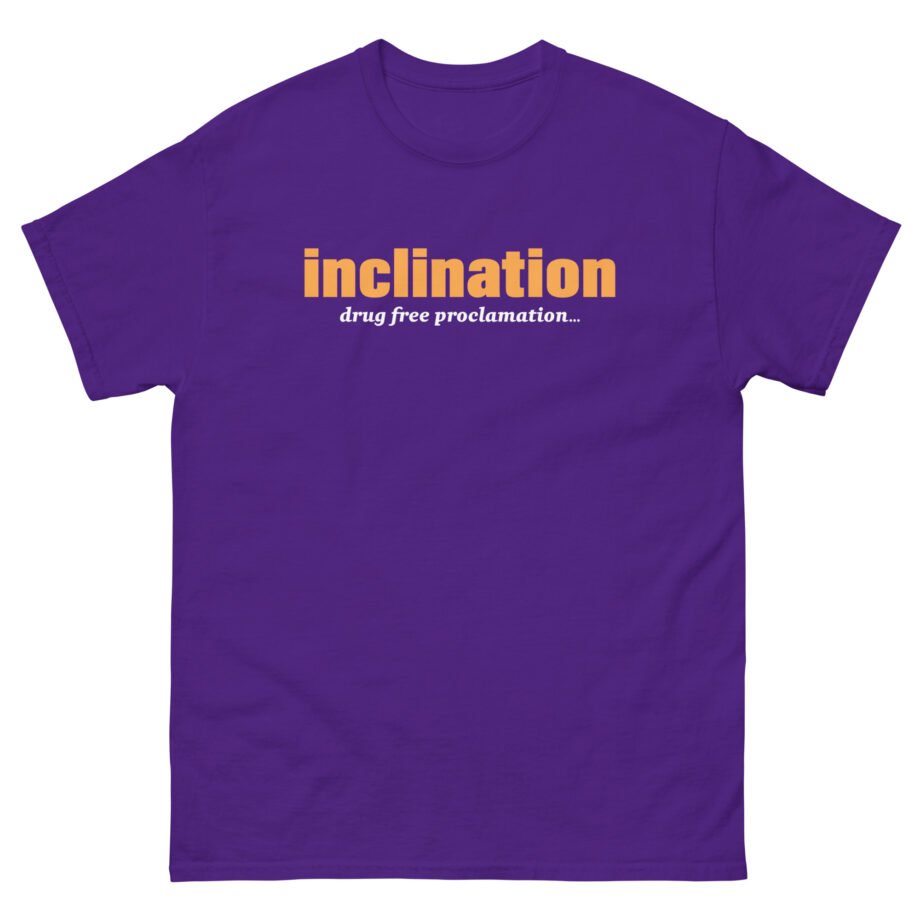 Inclination Drug Free Unisex classic tee