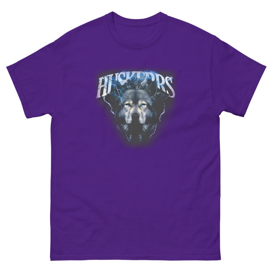 HusKerrs Lightning Wolf Unisex classic tee