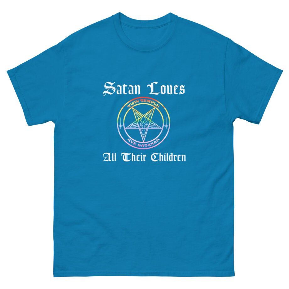 Twin Temple Satan Loves All Their Children Unisex classic tee