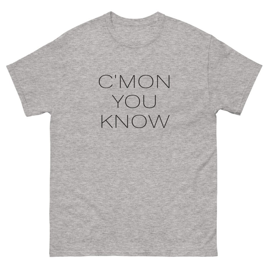 Liam Gallagher C'mon You Know Unisex classic tee