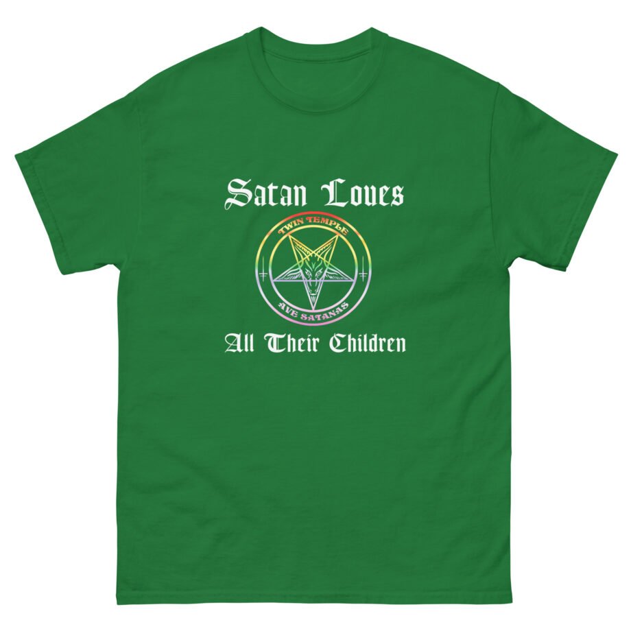 Twin Temple Satan Loves All Their Children Unisex classic tee