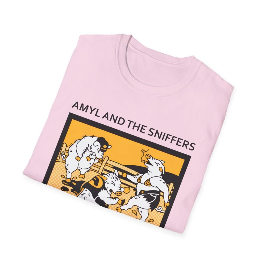 Amyl and the Sniffers Pigs Unisex Softstyle T-Shirt